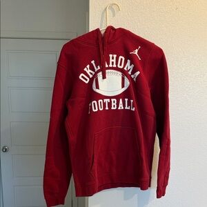 Nike Red Oklahoma Football Hoodie